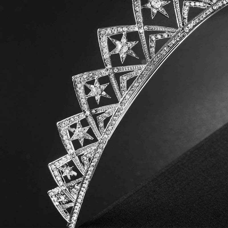 XingX Bridal Crown Headband - Elegant European Hair Jewelry for Weddings - Buy Center