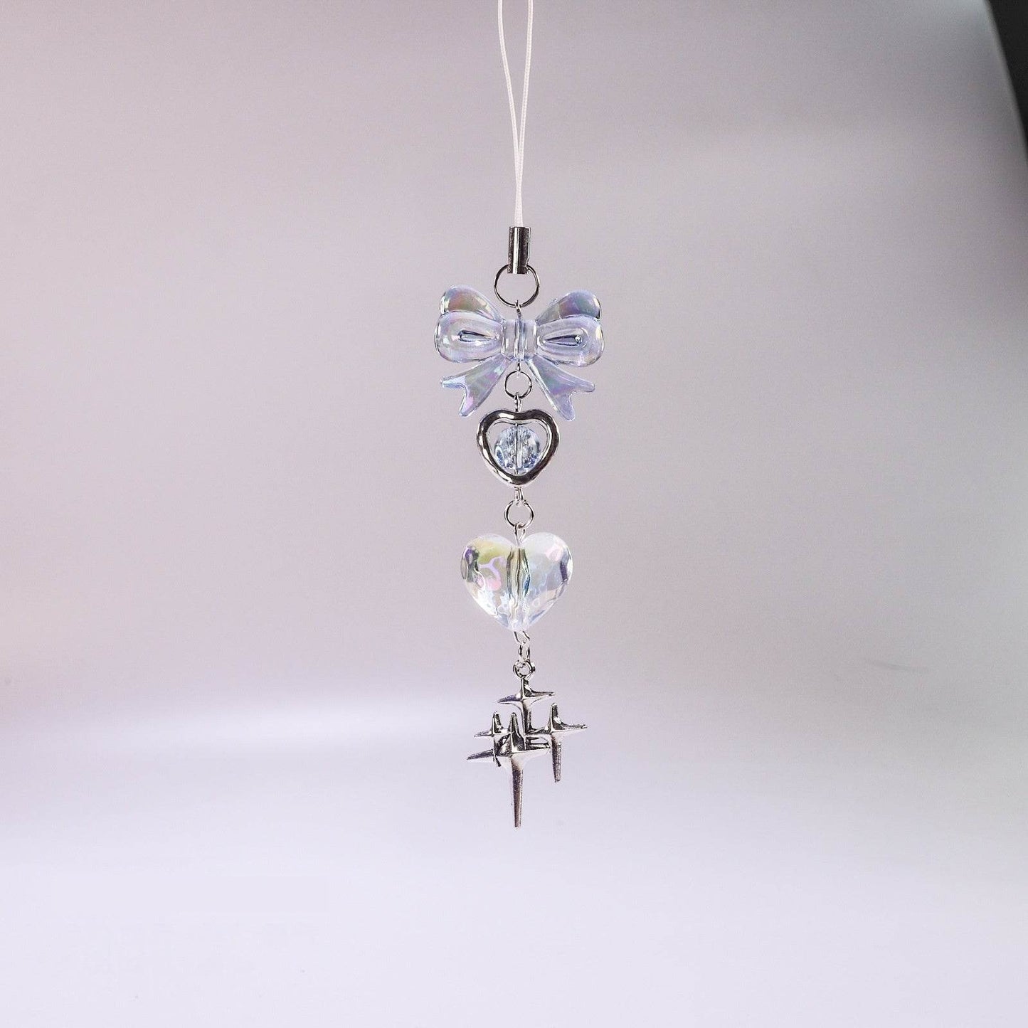 Handmade Blue Clear Heart Beads - Unique Ornaments for Home Decor 2025 - Buy Center