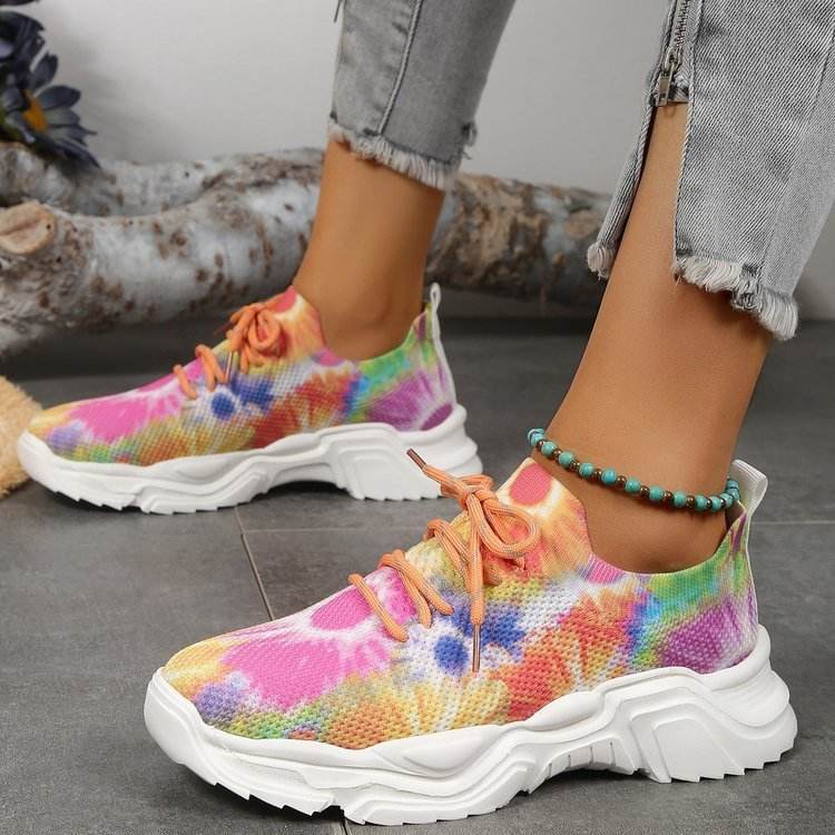 Casual Flower Sports Shoes for Women - Stylish Comfort & Plus Sizes - Buy Center