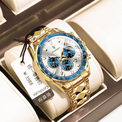 Stylish Waterproof Luminous Men's Quartz Watch - Modern Design 2025 - Buy Center