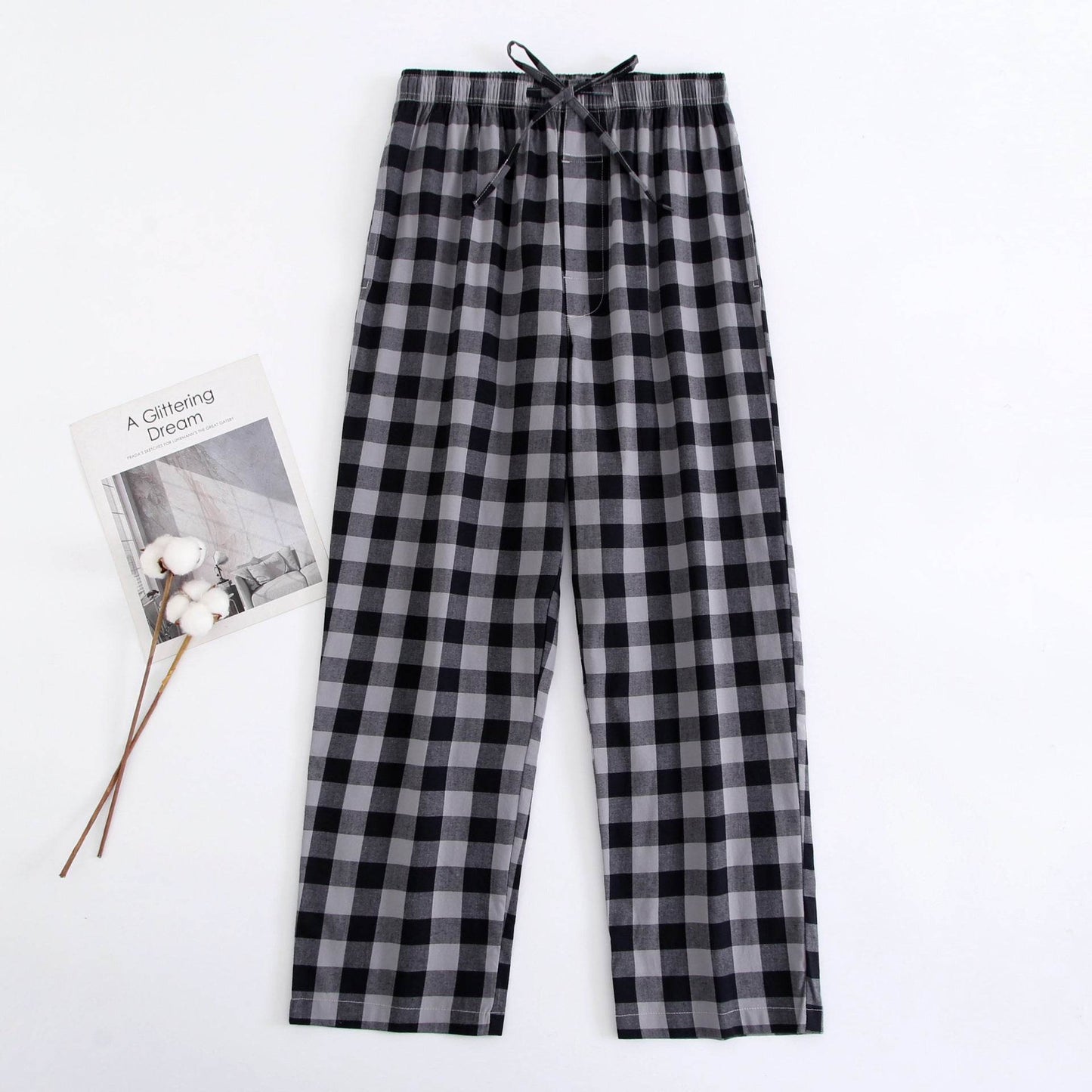 Buycenter Men's Thin Cotton Pajamas - Comfortable & Breathable Sleepwear - Buy Center