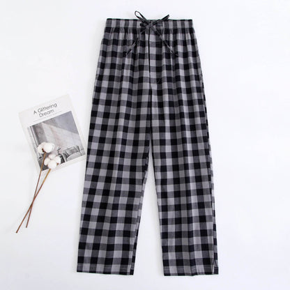 Buycenter Men's Thin Cotton Pajamas - Comfortable & Breathable Sleepwear - Buy Center