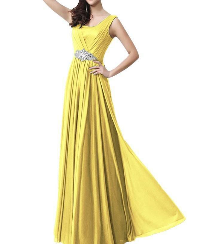 Buycenter Chiffon Bridal Gown - Elegant Evening Dress for Special Occasions - Buy Center