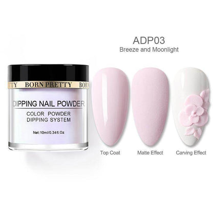 Dipping Nail Powders Set - Gradient & French Art, Long Lasting Finish - Buy Center