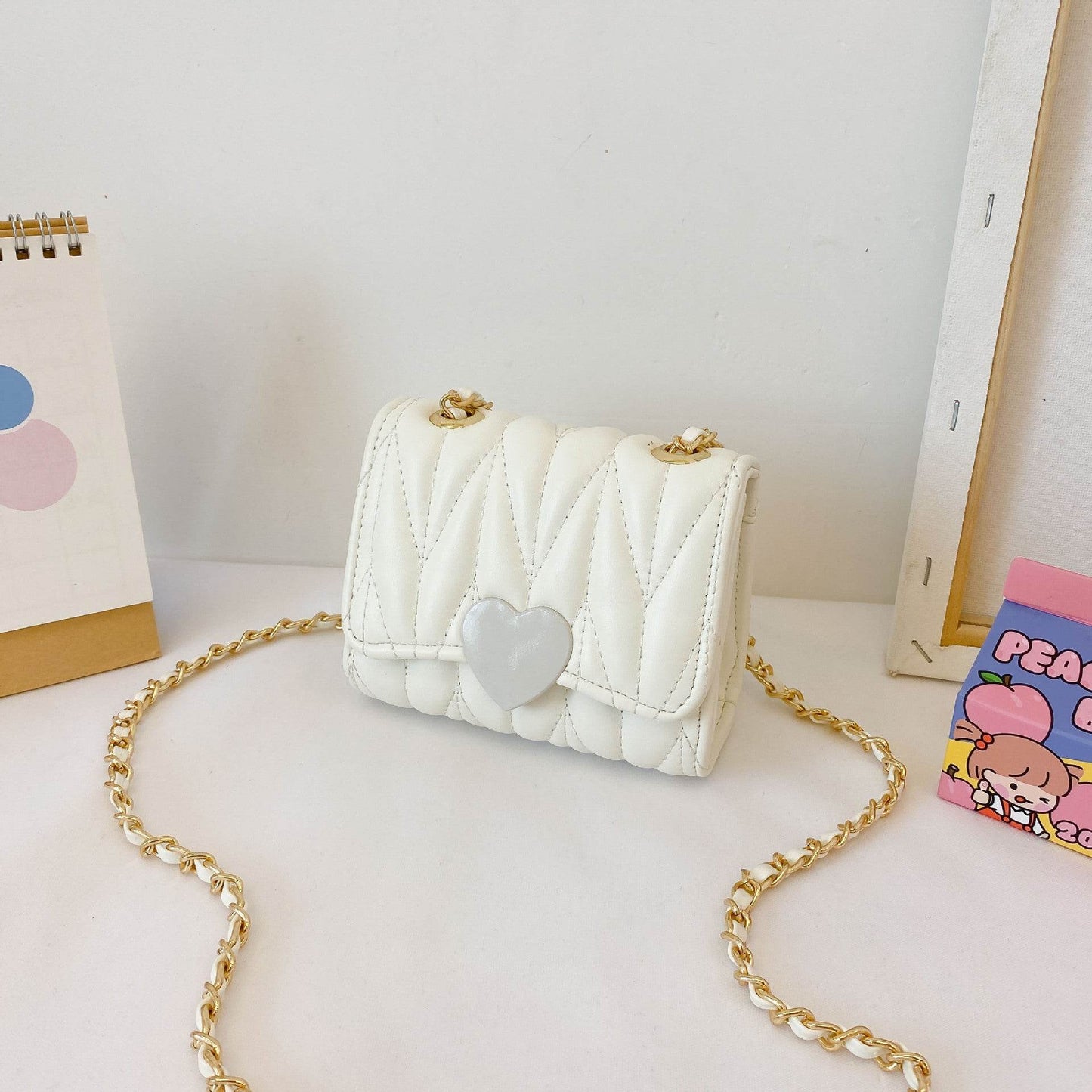 Stylish Girls Chain Messenger Bag - Waterproof, Anti-Theft PU Leather - Buy Center