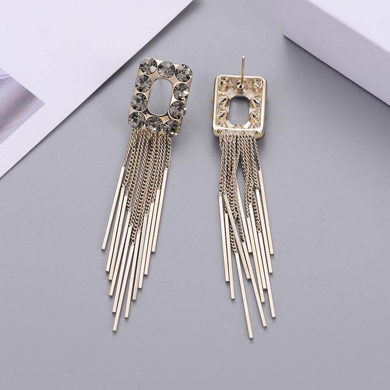 Buycenter Exaggerated Tassel Earrings - Irregular Fashion Trends for Women - Buy Center