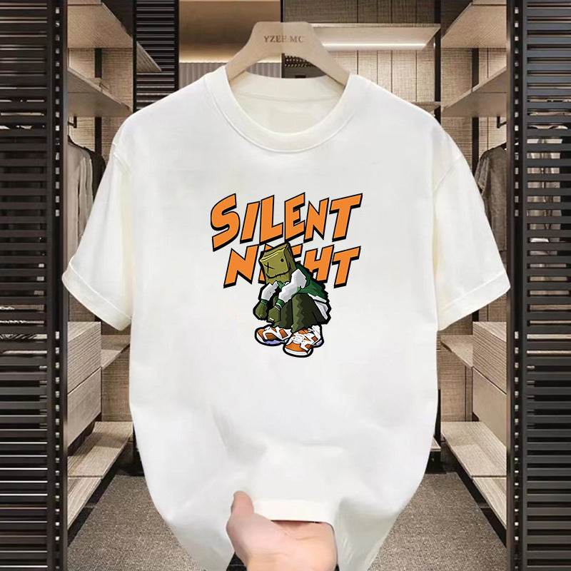 Buycenter High Street Printed Motorcycle T-Shirt - Short Sleeve for Casual Style - Buy Center