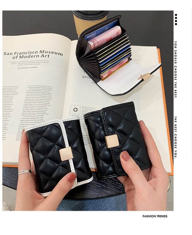 Trendy PU Leather Coin Purse - Stylish Short Wallet for Women 2025 - Buy Center