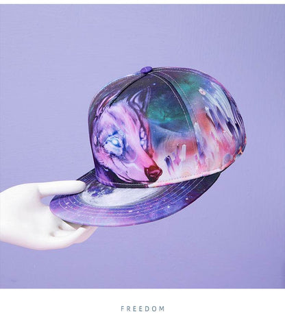 Buycenter Hip Hop Printed Hat for Men - Breathable Summer Dome Style - Buy Center