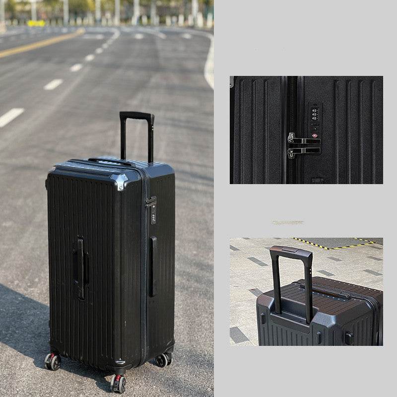 Large-Capacity Trolley Case - Shock-Absorbing, TSA Lock & Universal Wheels - Buy Center