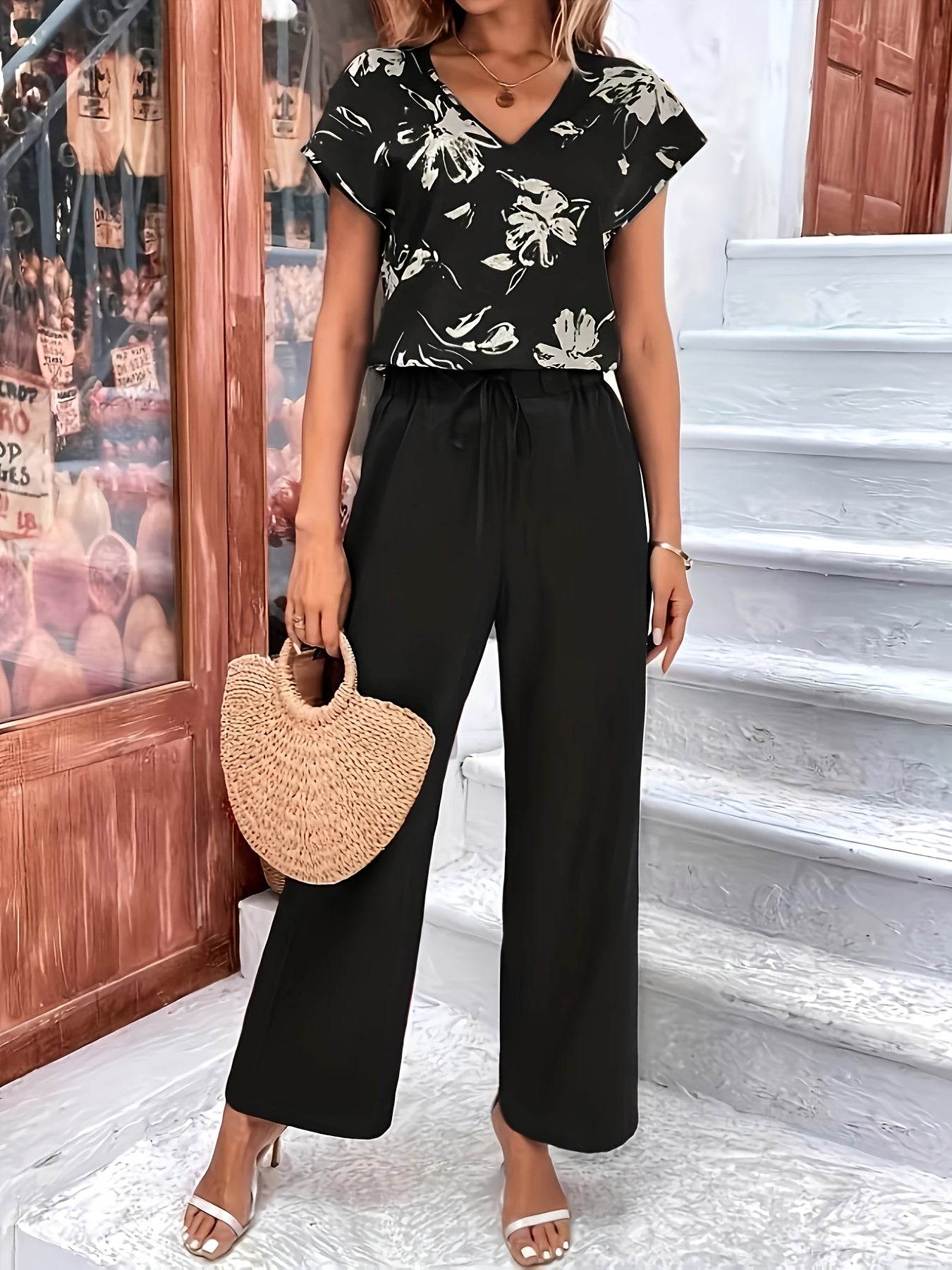 Elegant Women's Clothing Set - 100% Polyester for Spring/Summer - Buy Center