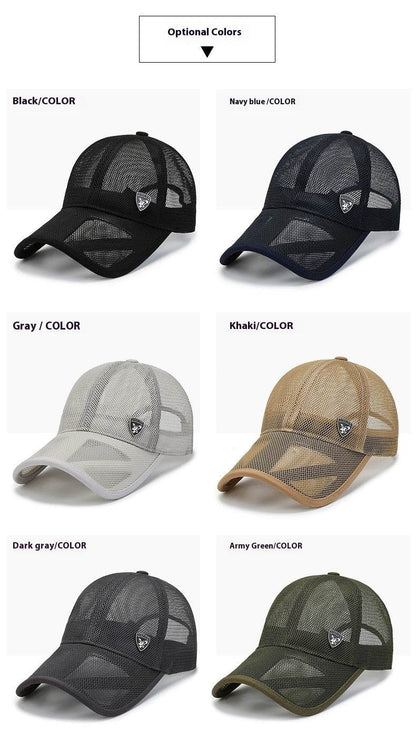 Thin Sunscreen Baseball Cap - Breathable and Adjustable Summer Hat - Buy Center