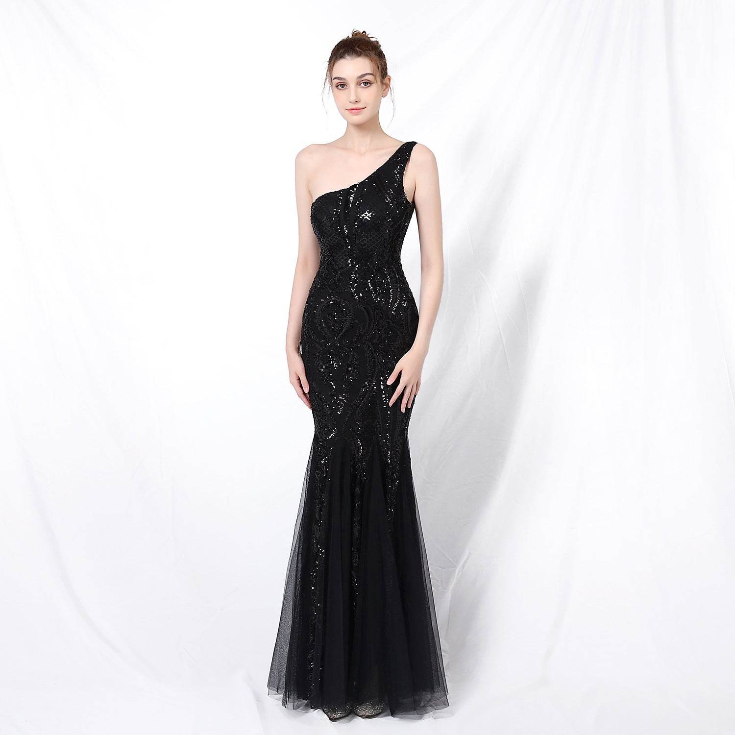 Buycenter Evening Dress for Women - Elegant Backless Fishtail Design - Buy Center