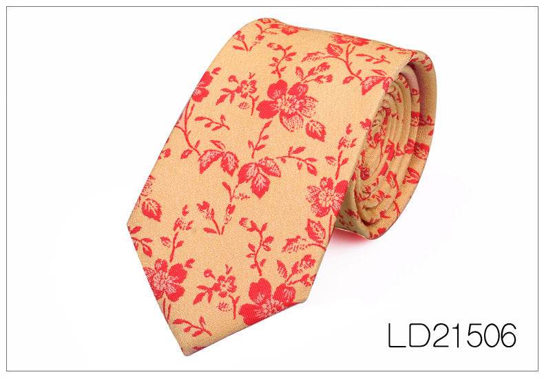 Men's Casual Fashion Tie - Flower Graffiti 6cm Bow Tie for Trendy Looks - Buy Center