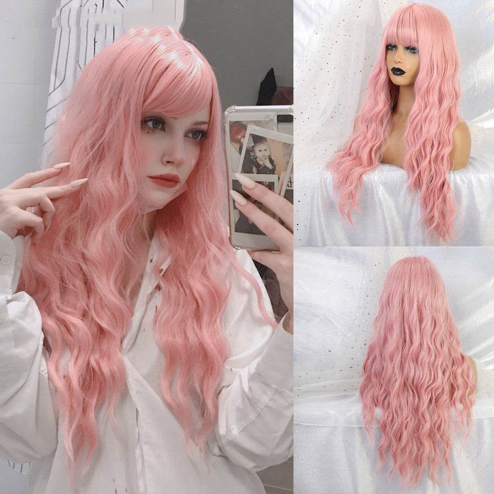 Stylish Long Straight Synthetic Wig for Halloween & Christmas Cosplay - Buy Center