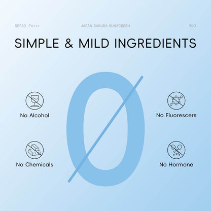 Cherry Blossom Sunscreen SPF30 - Lightweight Protection for All Skin Types - Buy Center