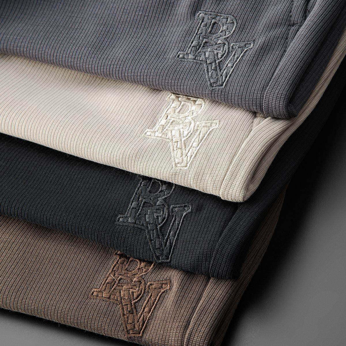 Light Luxury Ankle-Tied Sweatpants - Stylish Embroidered Casual Comfort - Buy Center