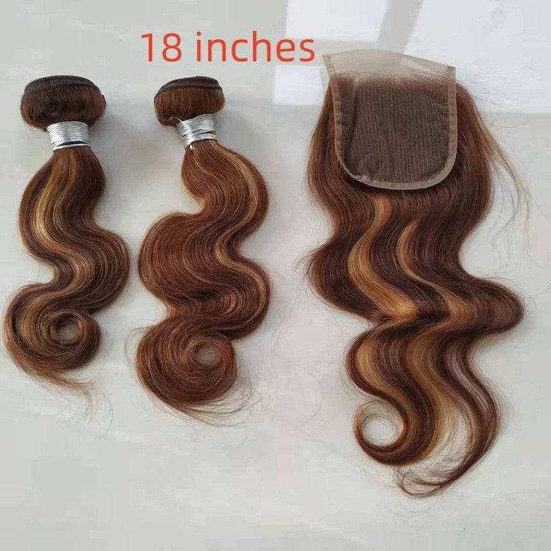 Real Hair Weave Body Wave in Piano Color - 100% Human Hair Bundle - Buy Center