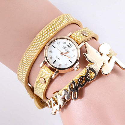 Buy Center DIY Angel Pendant Quartz Watch - Elegant Women's Timepiece - Buy Center