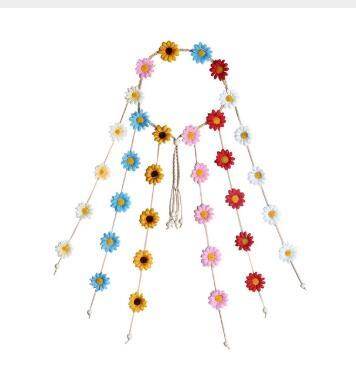 Bohemian Sun Flower Hair Band - Handmade Daisy Garland Accessory - Buy Center