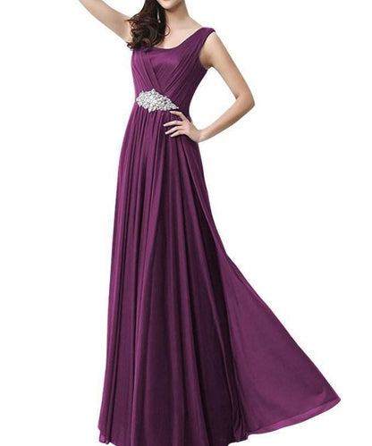 Buycenter Chiffon Bridal Gown - Elegant Evening Dress for Special Occasions - Buy Center