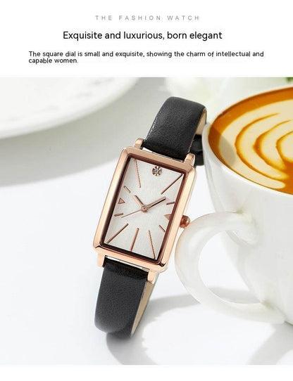 Retro Square Plate Women's Watch - Trendy Bracelet in 5 Stylish Colors - Buy Center