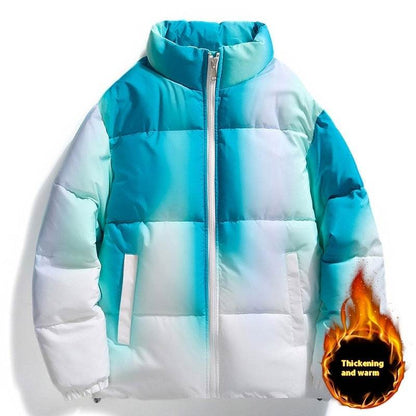 Couples Gradient Coat - Stylish Winter Jacket with Pockets for All - Buy Center