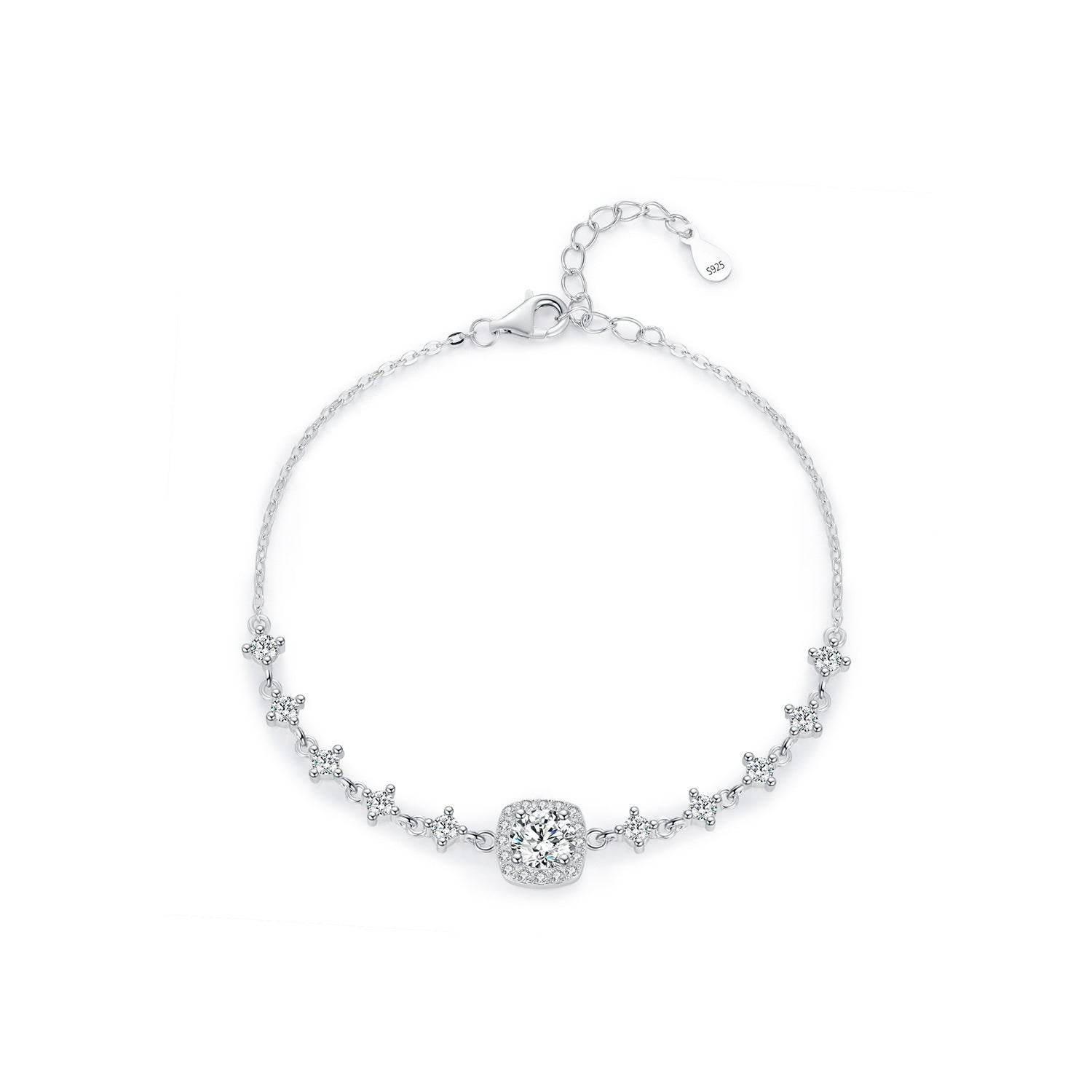 Stylish Geometry Bracelet for Women - Premium 925 Silver Fashion Jewelry - Buy Center