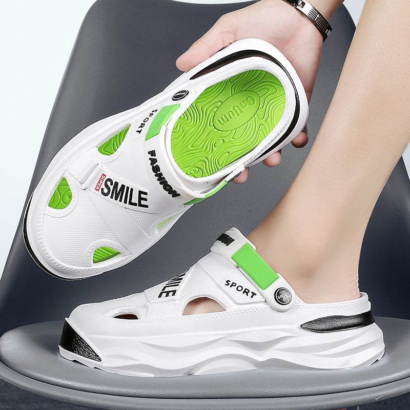 Men's Summer Beach Sandals - Waterproof Non-Slip Platform Slippers - Buy Center