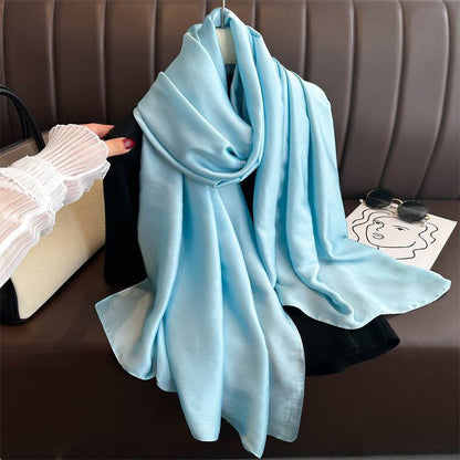 Pure Color Long Scarves - Women's Spring Autumn All-Match Accessory - Buy Center