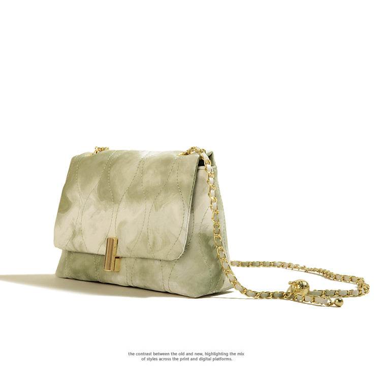 Elegant Texture Chain Crossbody Bag - Stylish Small Square Evening Bag - Buy Center
