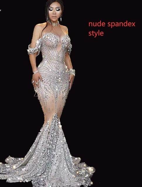 Buycenter Evening Dress - DJ Style Female Singer Fashion Skirt - Buy Center