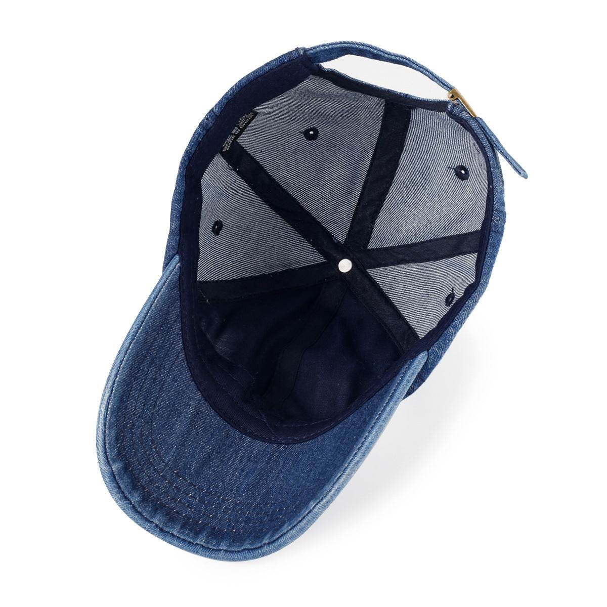 All-Match Ripped Denim Baseball Cap - Trendy Sun Protection & Style 2025 - Buy Center