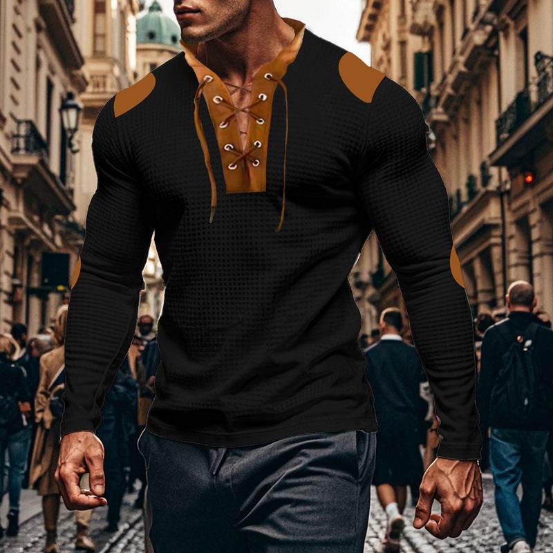 Buycenter Waffle Pullover - Multicolor Long Sleeve Sports Top for All Sizes - Buy Center