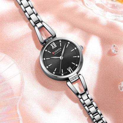 Elegant Small Dial Women's Quartz Watch - Stylish & Waterproof Design - Buy Center