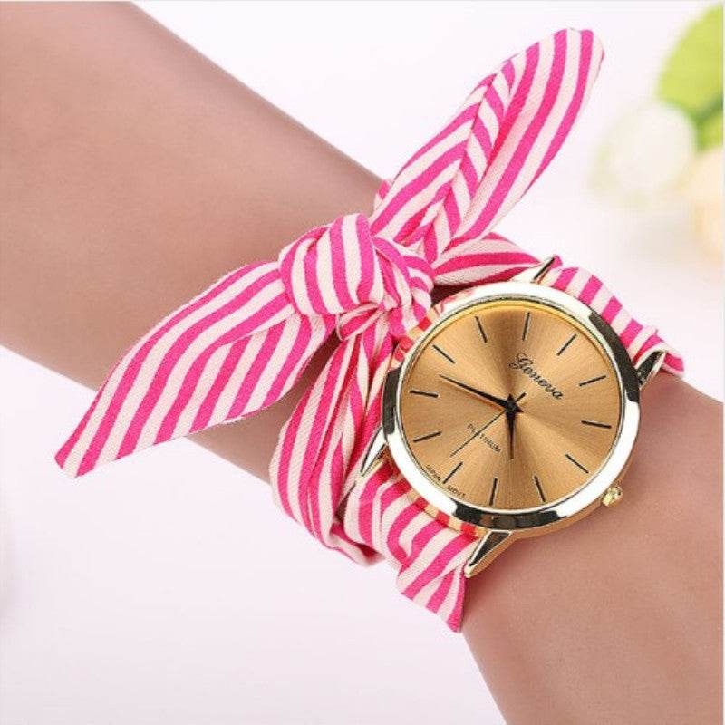 Trendy Non-Buckle Flower Band Watch - Stylish Quartz for Women - Buy Center
