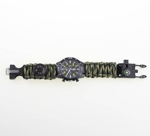 6-in-1 Adjustable Paracord Bracelet - Essential Survival Tools & Compass - Buy Center
