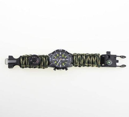 6-in-1 Adjustable Paracord Bracelet - Essential Survival Tools & Compass - Buy Center