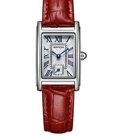 Roman Dial Waterproof Quartz Women's Leather Watch - Stylish Elegance 2025 - Buy Center