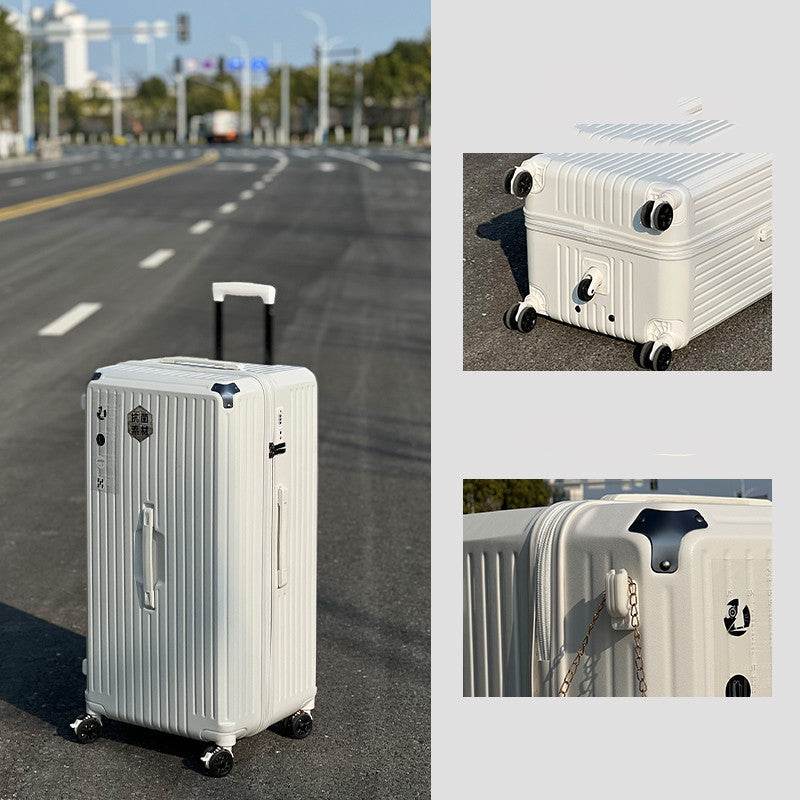 Large-Capacity Trolley Case - Shock-Absorbing, TSA Lock & Universal Wheels - Buy Center