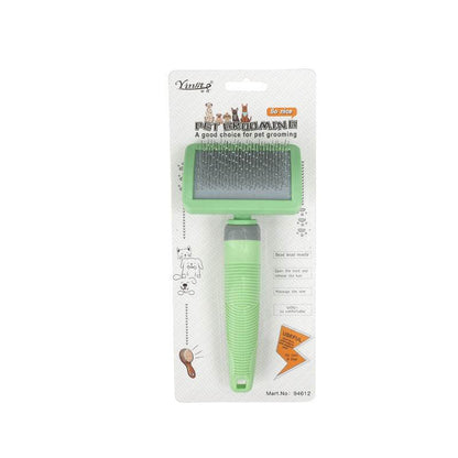 Eco-Friendly Green Pet Comb - Easy Cat Hair Removal & Grooming Tool - Buy Center