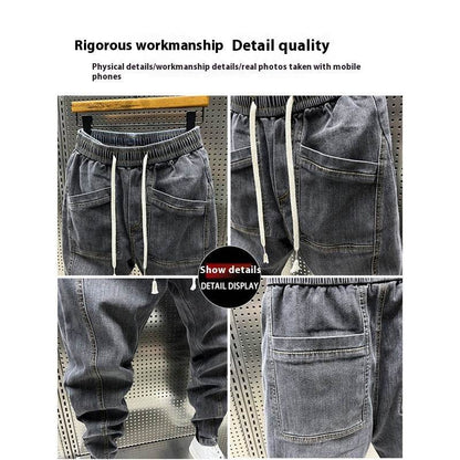 Trendy Men's Ankle Length Pants - Slim Fit in Green, Blue, and Gray - Buy Center