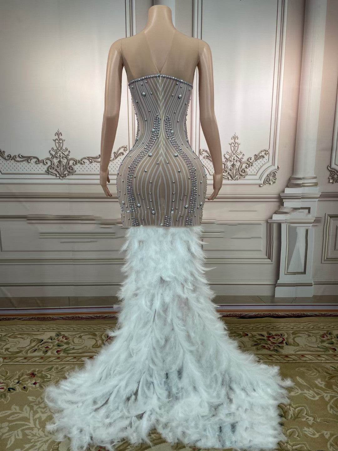 Buycenter Clubbing Dress - Thin Tight-Fit Sleeveless Night Outfit - Buy Center