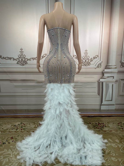 Buycenter Clubbing Dress - Thin Tight-Fit Sleeveless Night Outfit - Buy Center