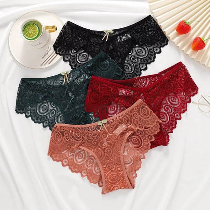 Women's Breathable Traceless Briefs - Stylish Lace Shorts for Comfort - Buy Center