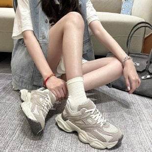 Thick Bottom Paris Dad Shoes - Lightweight Exercise Footwear for Modern Style - Buy Center