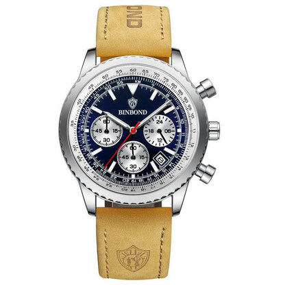 Men's Ultra-Thin Leather Watch - Waterproof & Luminous for Style 2025 - Buy Center