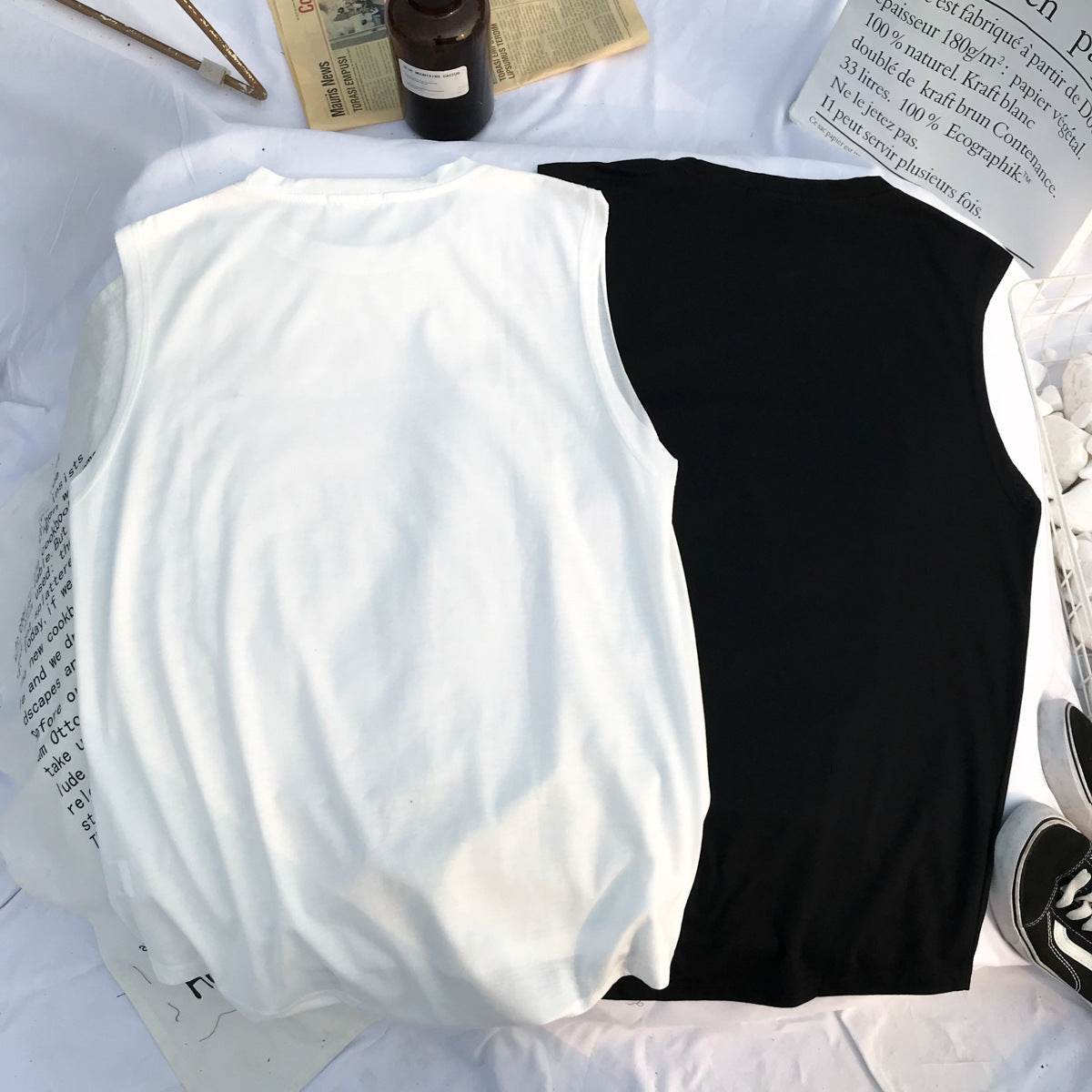 Hip-Hop Harajuku Style Vest - Trendy Sleeveless Waistcoat for Streetwear - Buy Center