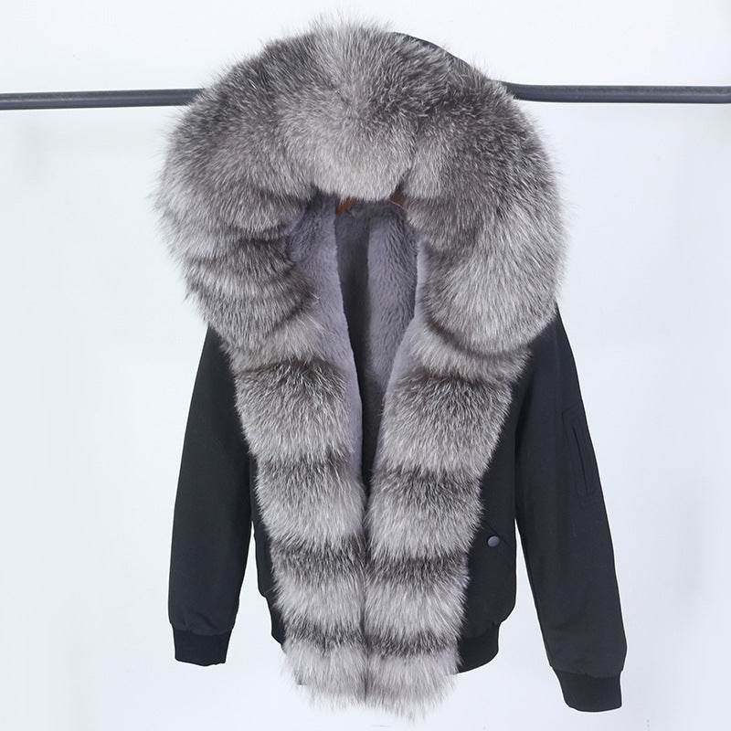 Buycenter Women's Detachable Fur Collar Coat - Stylish and Casual Design - Buy Center