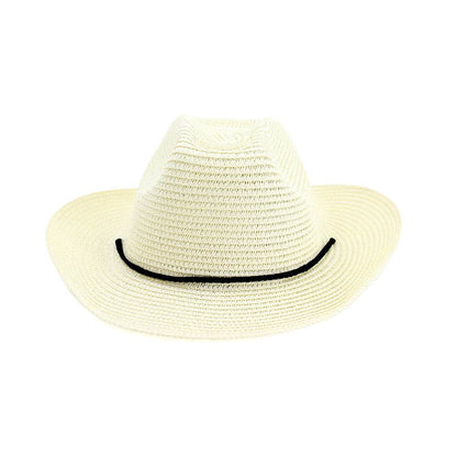 Buycenter Big Brim Cowboy Straw Hat - Stylish Outdoor Beach Accessory - Buy Center
